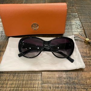 Tory Burch black cat eye style sunglasses